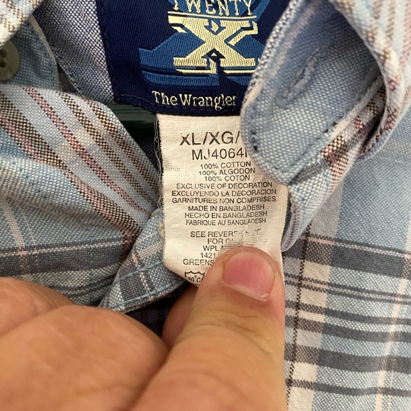 Wrangler 20X shirt - Picture 3 of 3
